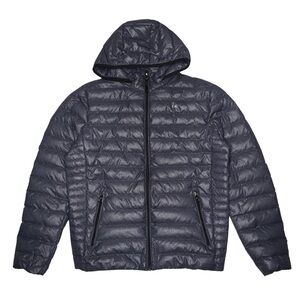 Calvin Klein Packable Premium Down Puffer Jacket Quilted 7°F Warm Men M Blue